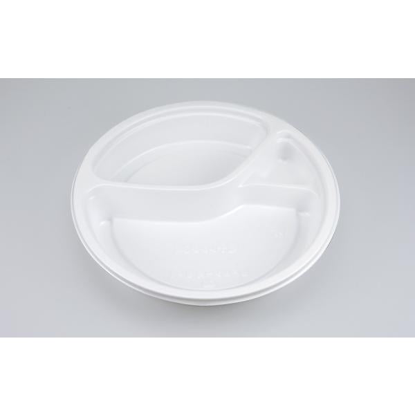 【蓋付き】BFカレー内8-1(ホワイト) 【本体400枚・蓋400枚セット】